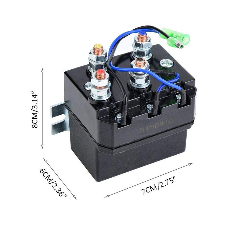Estink Winch Solenoid Relay, Winch Contactor Reversing Relay for 1500-5000lb ATV UTV Winches - Image 4